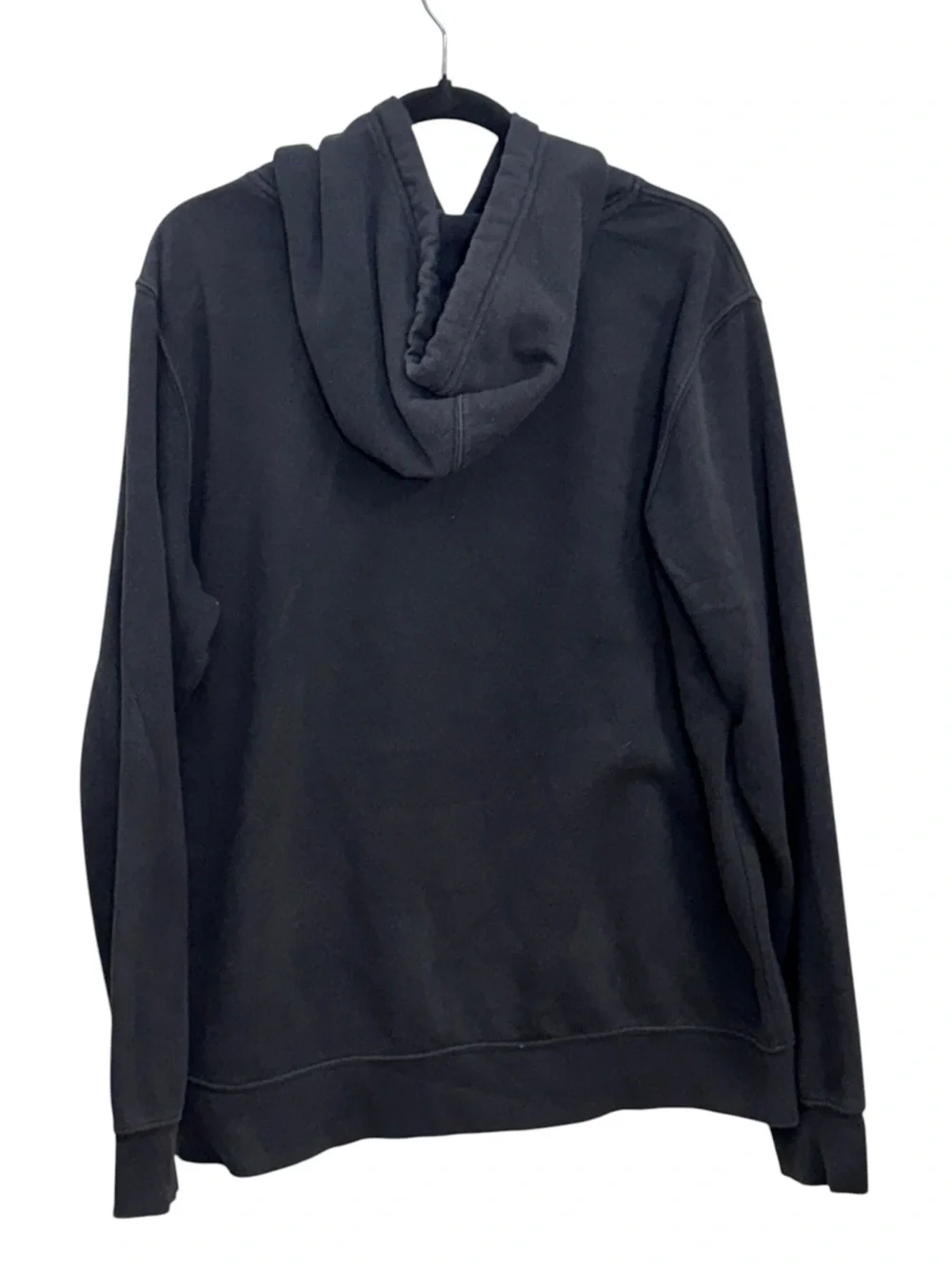The North Face Black Hoodie with White Logo